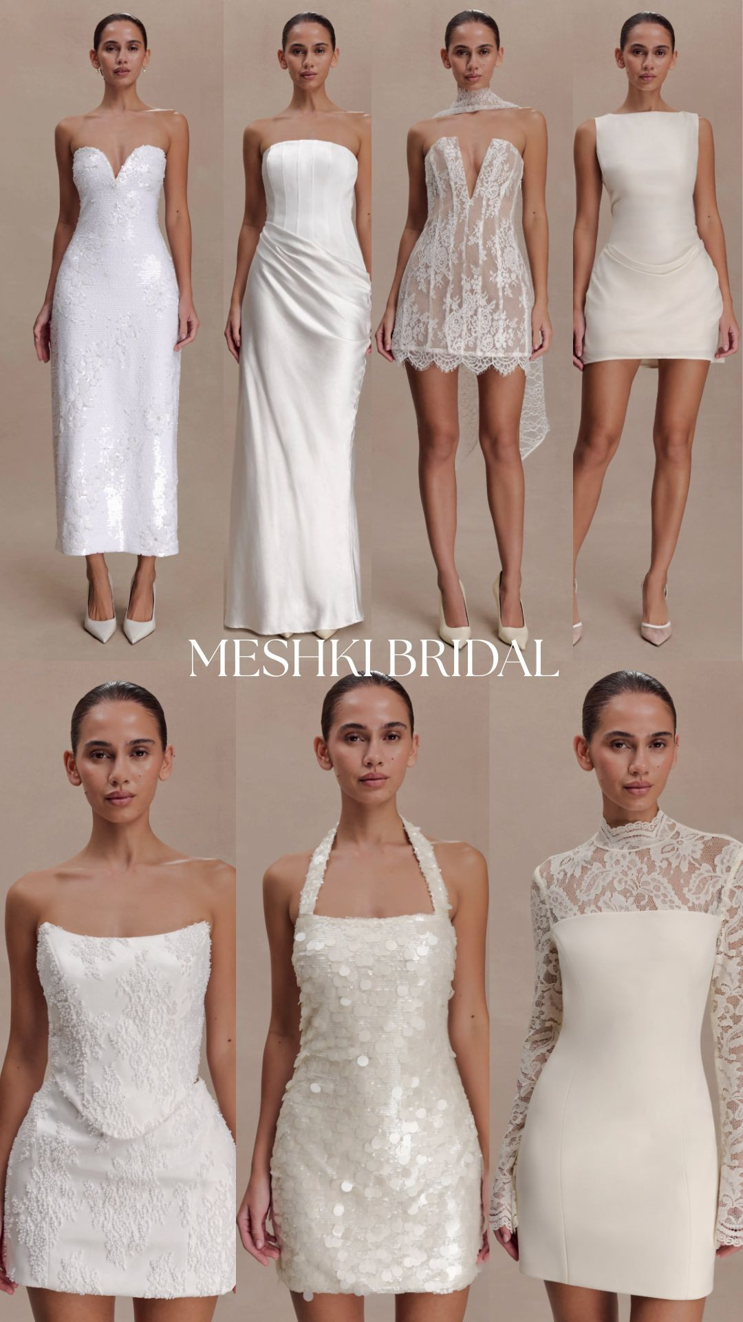 Calling all 2026/2027 brides 🤍✨
MESHKI just dropped the dreamiest modern bridal dresses and romantic white looks — perfect for every bridal moment leading up to “I do.”

This new drop is full of sleek silhouettes, soft romantic details, and elevated white dresses for:
💍 Engagement photos
🥂 Bachelorette weekends
🌸 Bridal showers
🍽️ Rehearsal dinners
✨ Wedding events & celebrations

If you’re searching for modern bridal outfits, white dresses for brides, 2026/2027 bridal fashion, engagement photo outfits, or bachelorette looks, this edit is a must-see.

Tap to shop before sizes sell out — bridal new drops always go fast 🤍💫 

 #LTKcanada #LTKdresses #LTKwedding