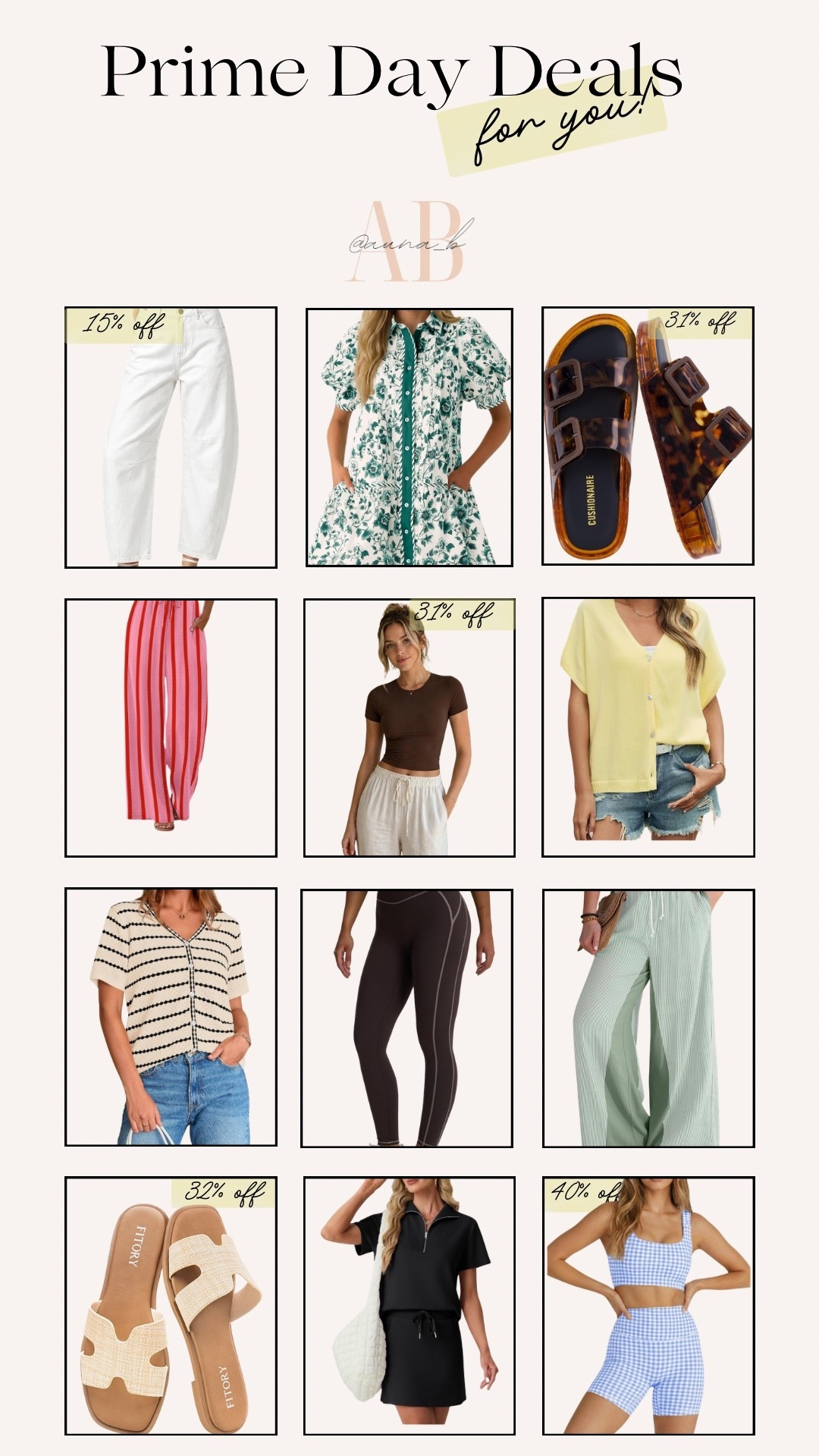 Prime Day Deals for early shoppers! 

#amazon #primeday #womensfashion #amazonfind