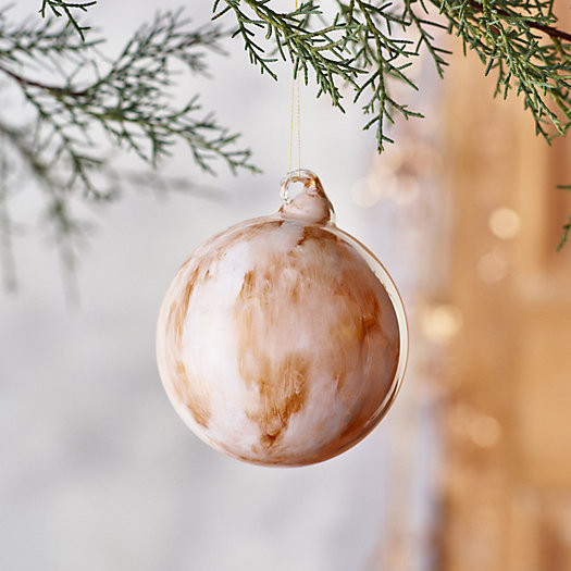 Luster Gold Globe Ornament | Terrain