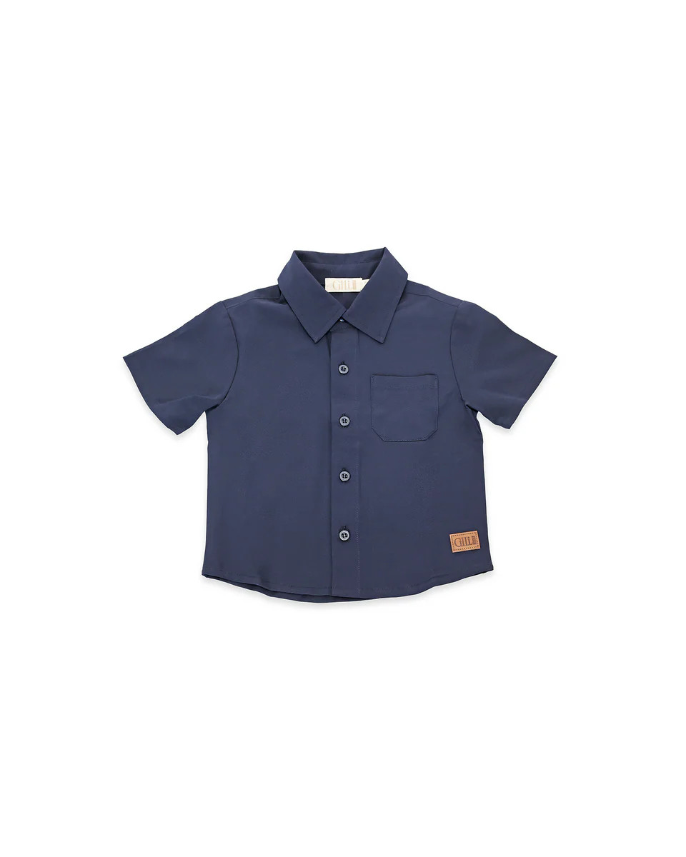 The Aero Shirt - Navy | GILi Guise