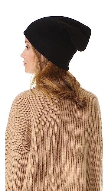 Cashmere Plush Rib Beanie | Shopbop