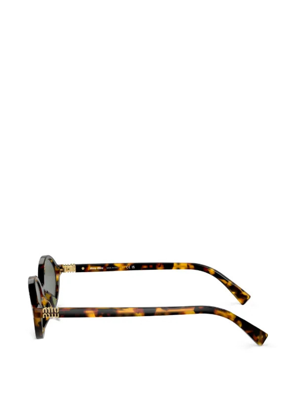 gafas de sol con montura oval | Farfetch Global