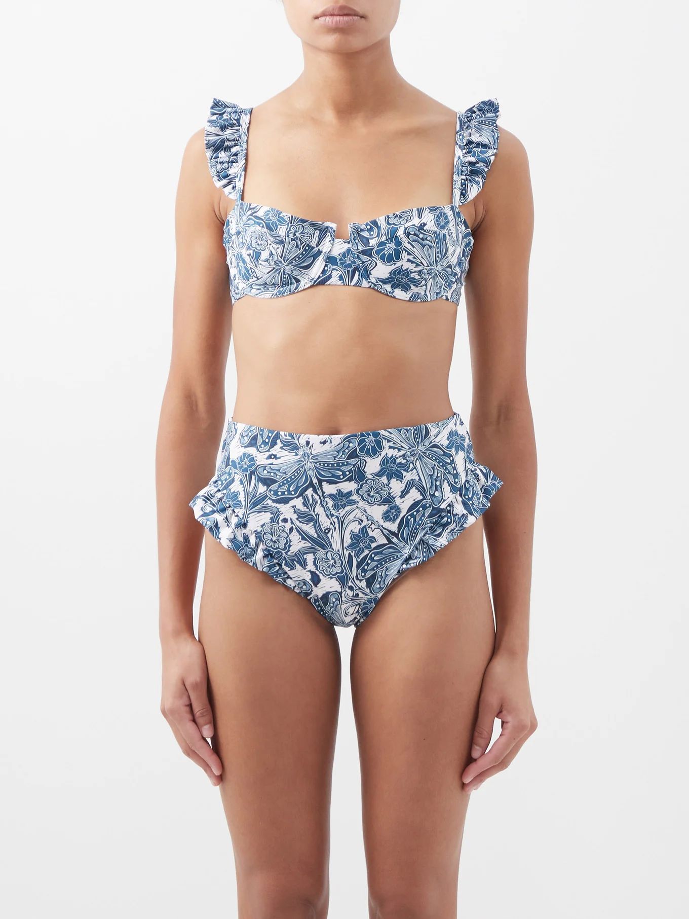 Kiwi underwired recycled-fibre bikini top | Agua by Agua Bendita | Matches (US)