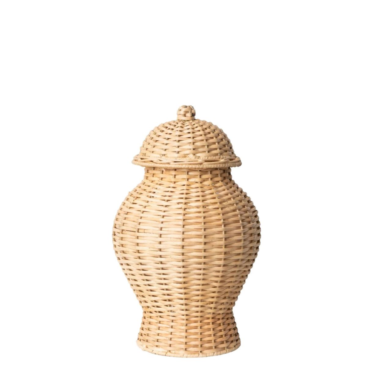 Wicker Ginger Jar | The Well Appointed House, LLC