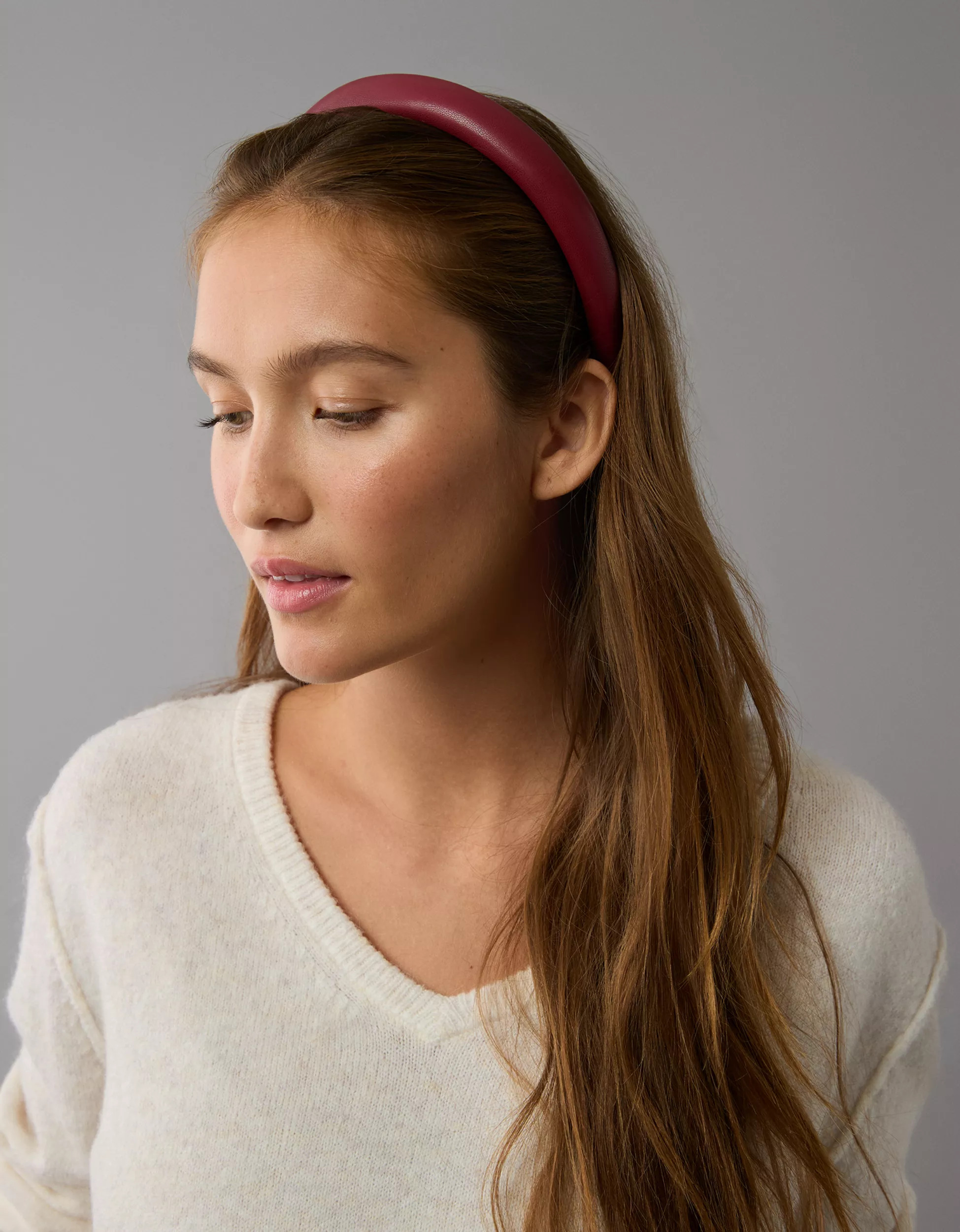 AEO Vegan Leather Puffer Headband | American Eagle Outfitters (US & CA)