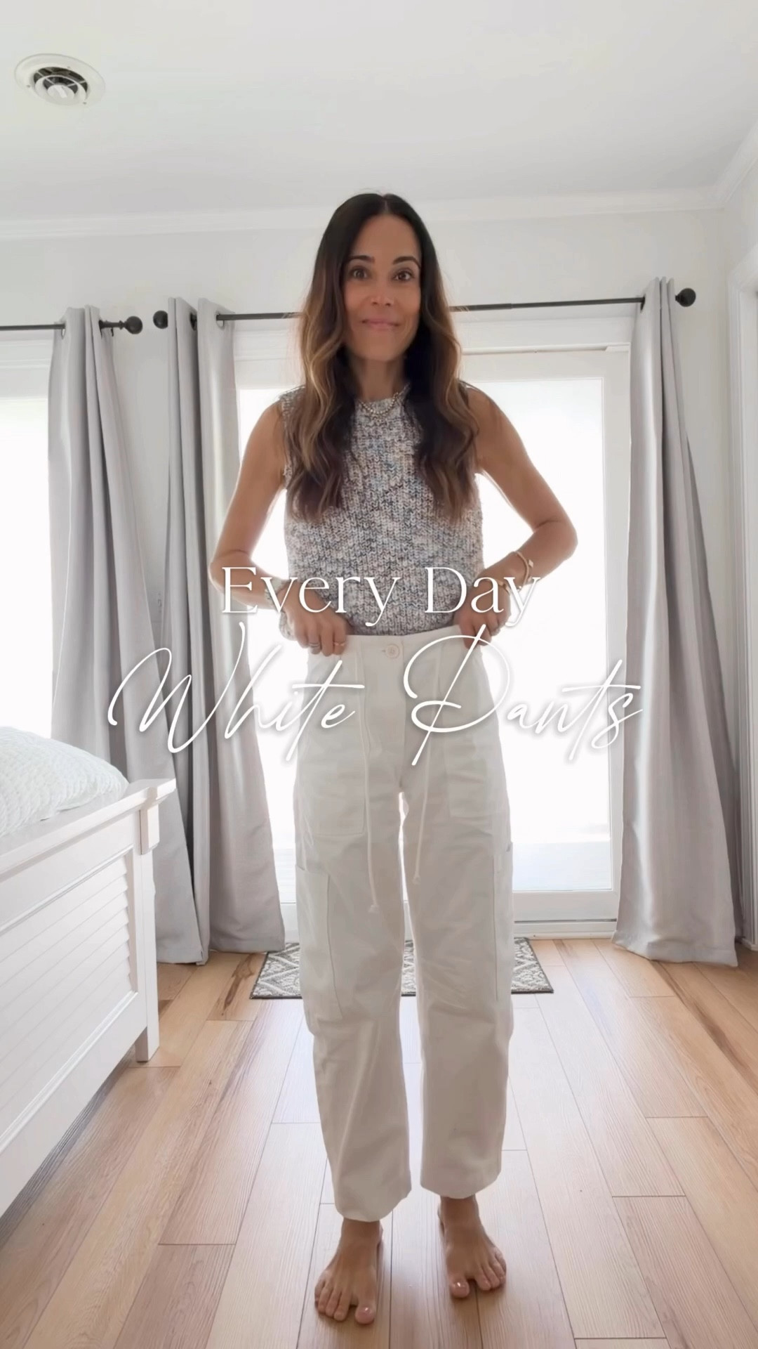 How cute are these white pants?! Cutest everyday pants that aren’t jeans 🫶🏻 Also snagged this sweater tank for almost 70% off! 

#LTKOver40 #LTKgrwm #LTKTravel