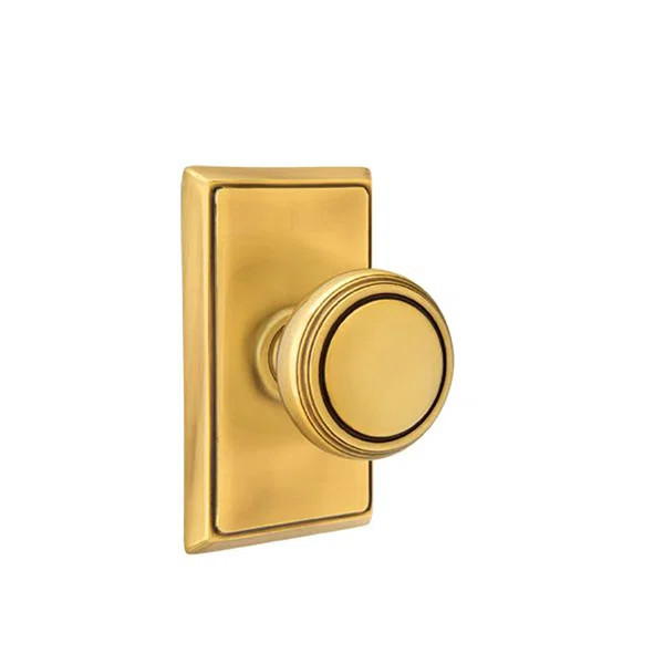 Passage Norwich Knob with Rectangular Rose | Wayfair North America