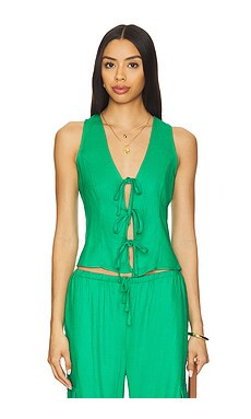 BEACH RIOT Arlowe Vest in Mediterranean Mint from Revolve.com | Revolve Clothing (Global)