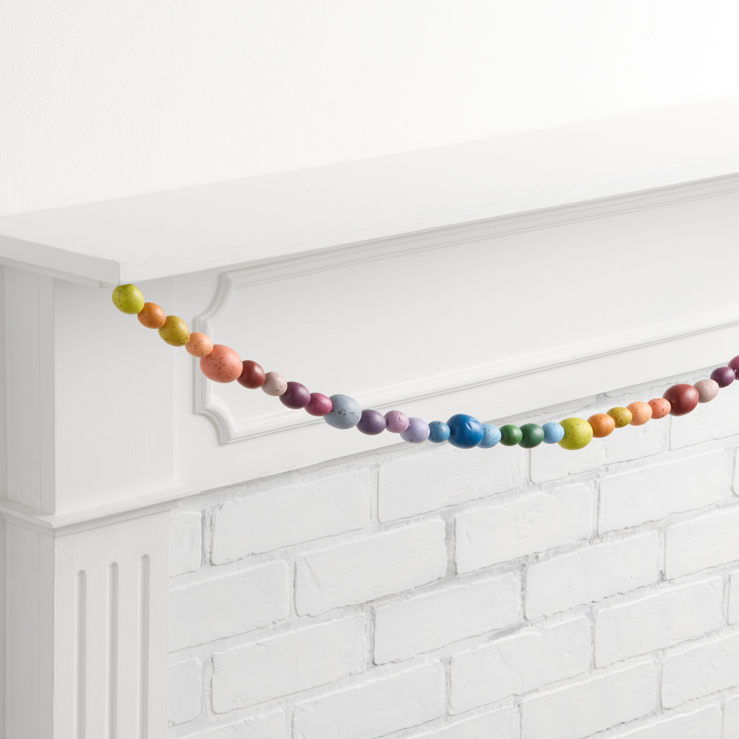 Rainbow Speckled Easter Egg Garland | World Market