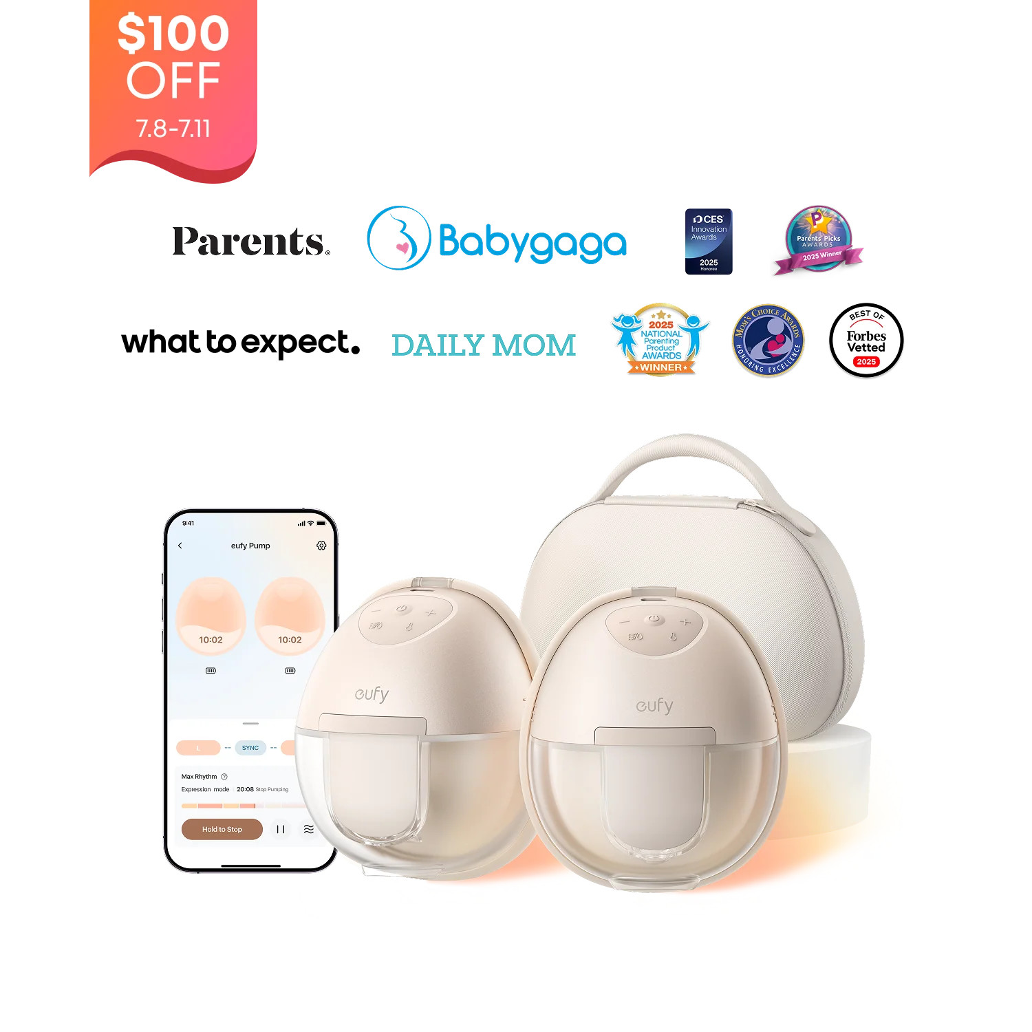 eufy Wearable Breast Pump S1 Pro | Eufy US