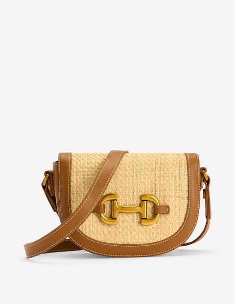 Raffia Snaffle Mini Satchel | Boden (US)
