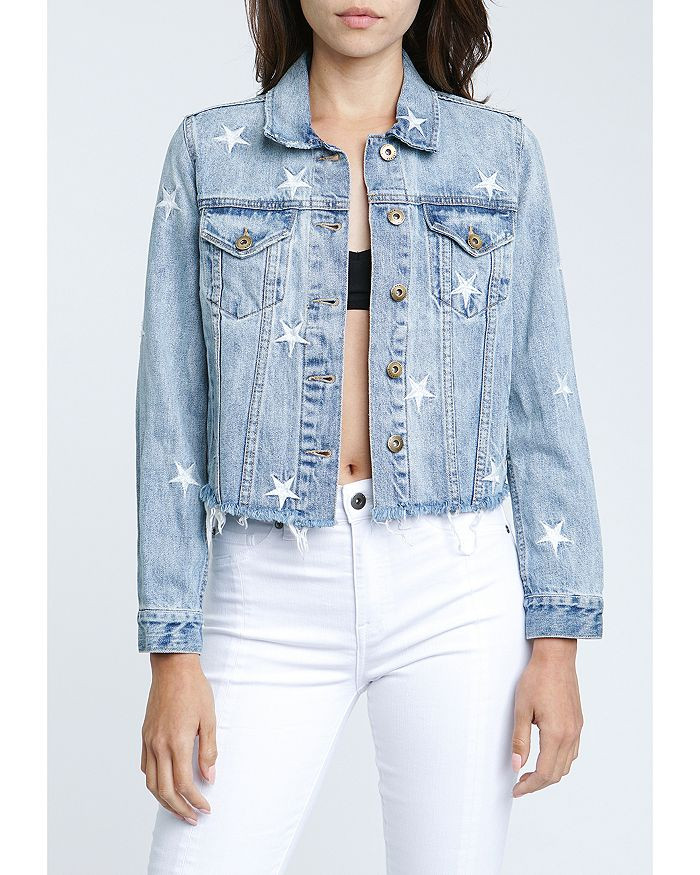 Brando Star Cut- Off Denim Jacket in Zodiac | Bloomingdale's (US)