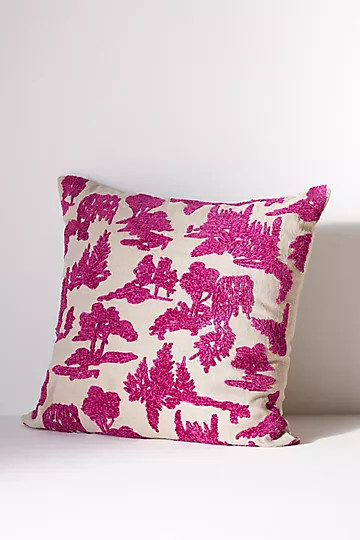 Embroidered Dorsey Pillow | Anthropologie (US)