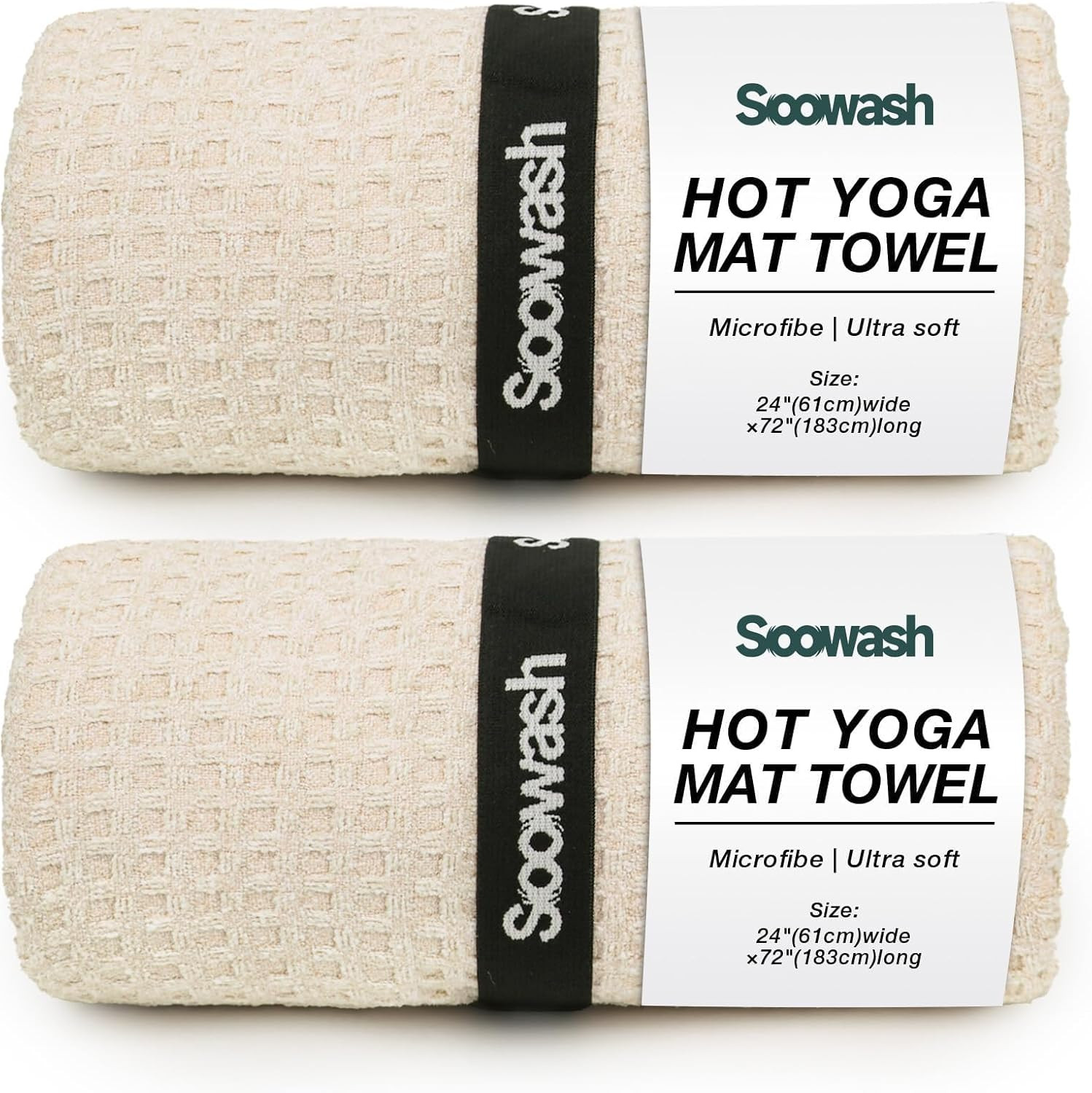 Hot Yoga Towel,Microfiber Yoga Mat Towels Non Slip for Hot Yoga Absorbent Microfiber Sweat Anti-S... | Amazon (US)