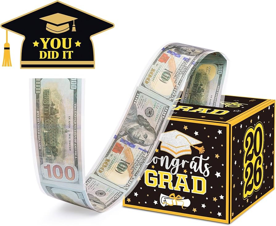 Graduation Gifts, Graduation Money Box, Surprise Grad Money Holder with Pull Out Card, Class of 2... | Amazon (US)