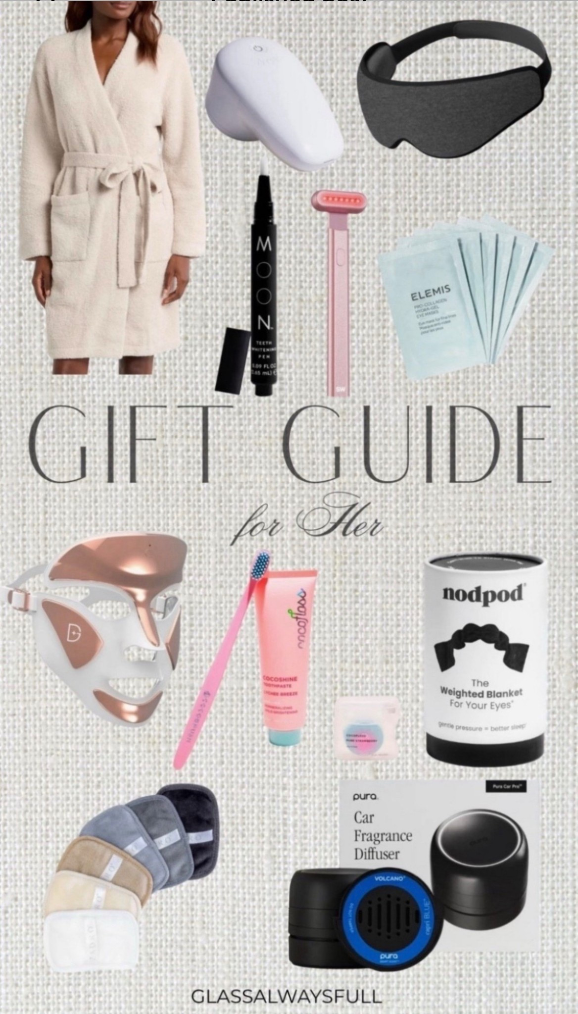 Gifts for her, gift guide for her, gift guide for mother in law, gift guide for sister, spa gifts, beauty gifts, stocking stuffers for her, beauty love gifts, self care gifts, pamper her gifts. 

#LTKBeauty #LTKGiftGuide #LTKmorningroutine