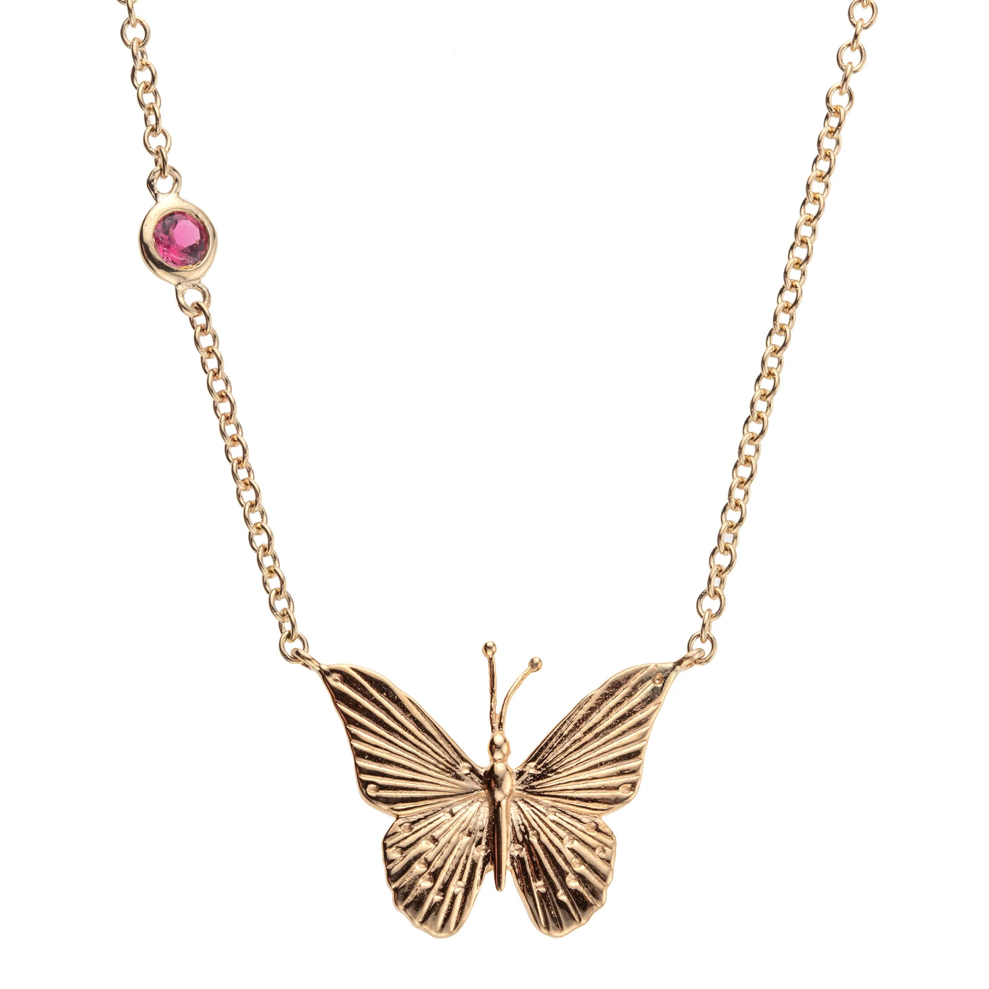 FREEDOM Butterfly Pendant 10k Gold | Jane Win