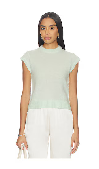 Jess Knitted Tshirt in Mint | Revolve Clothing (Global)