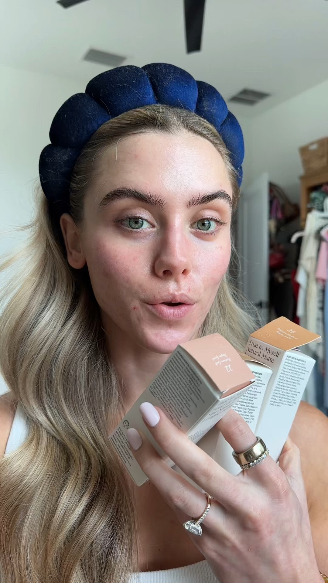 @rarebeauty foundation shade 22 medium cool. A three-in-one foundation that primes, covers, and sets for sweat-, humidity-, and smudgeproof wear. With an airy, whipped texture, it gives buildable, breathable coverage that blurs, smooths, and looks like real skin, while True Comfort Complex hydrates skin up to eight hours for comfortable wear all day. @ulta @Sephora 

#LTKBeauty #LTKgrwm #LTKselfcare