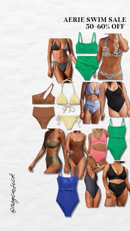Aerie Swim 50-60% off Sale! Love these suits, so reliable and finds from full coverage to cheeky!

#LTKSwim #LTKFindsUnder50 #LTKSaleAlert