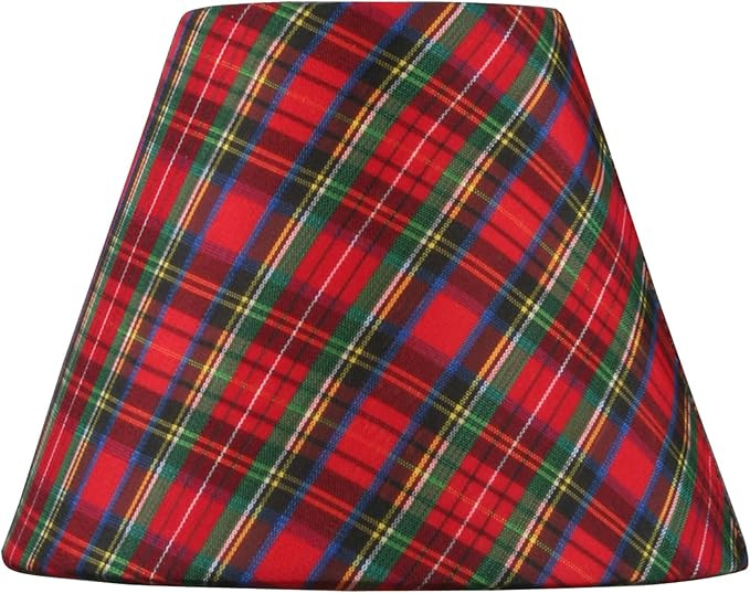 Livex Lighting S328 Hardback Clip-On Chandelier Shade for Holiday Decor, Empire Shape, 5" x 4", R... | Amazon (US)