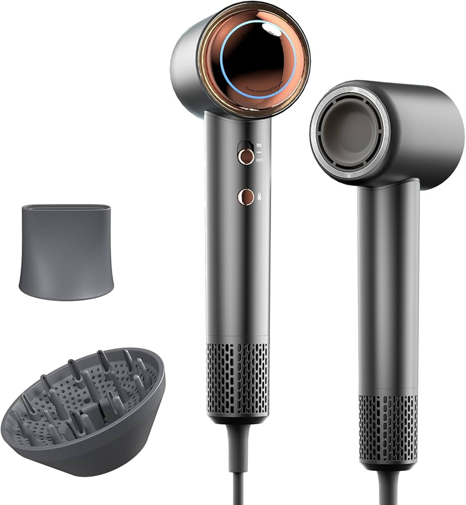 Tideway Hair Dryer, Blow Dryer with Diffuser High-Speed Plasma Ionic Low Noise for Fast Drying, T... | Amazon (US)