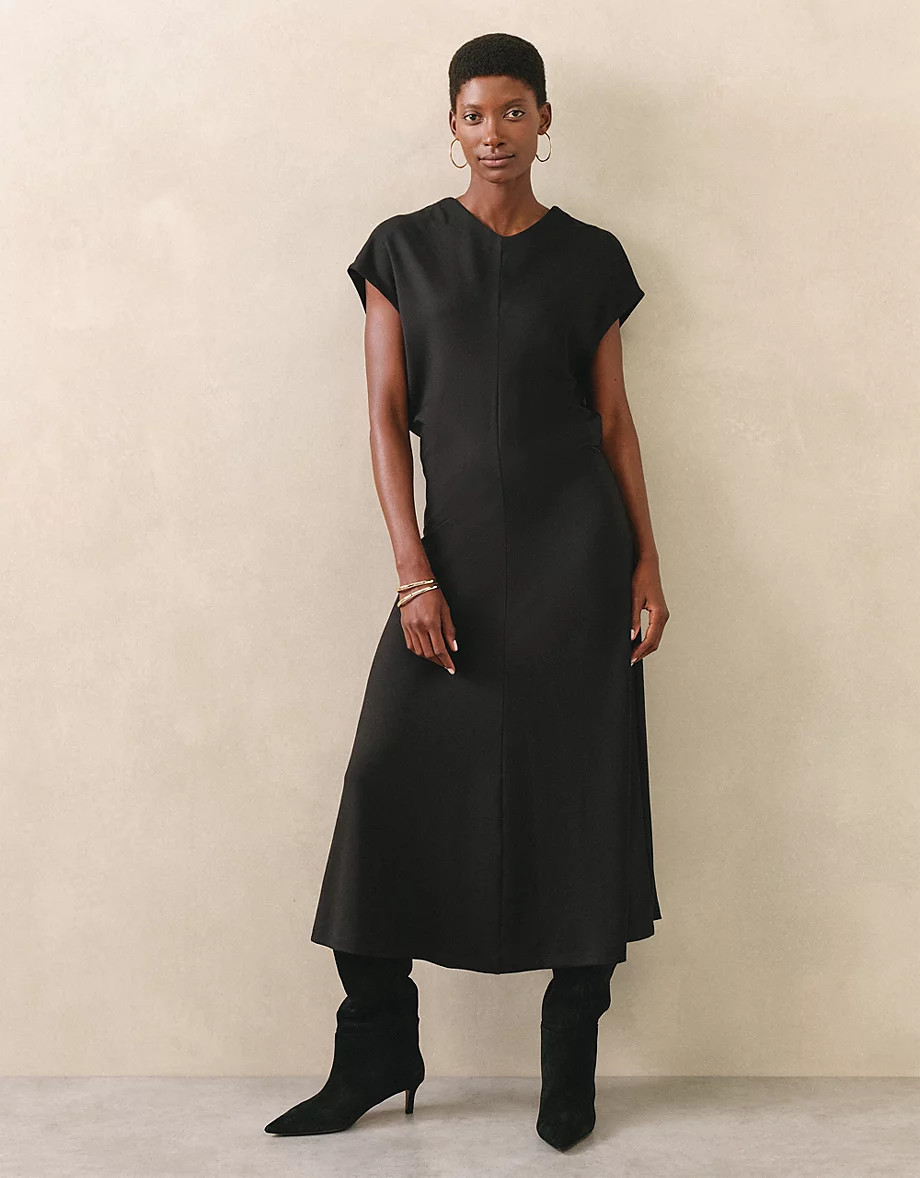 Jersey Draped Waist Dress | The White Company UK & ROW