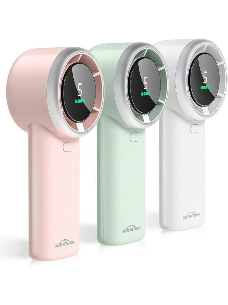 WHATOOK WHATOOK 1pcs Handheld Portable Turbo Fan [Up To 10 Hours Cooling Time], 4000mAh USB Recha... | SHEIN