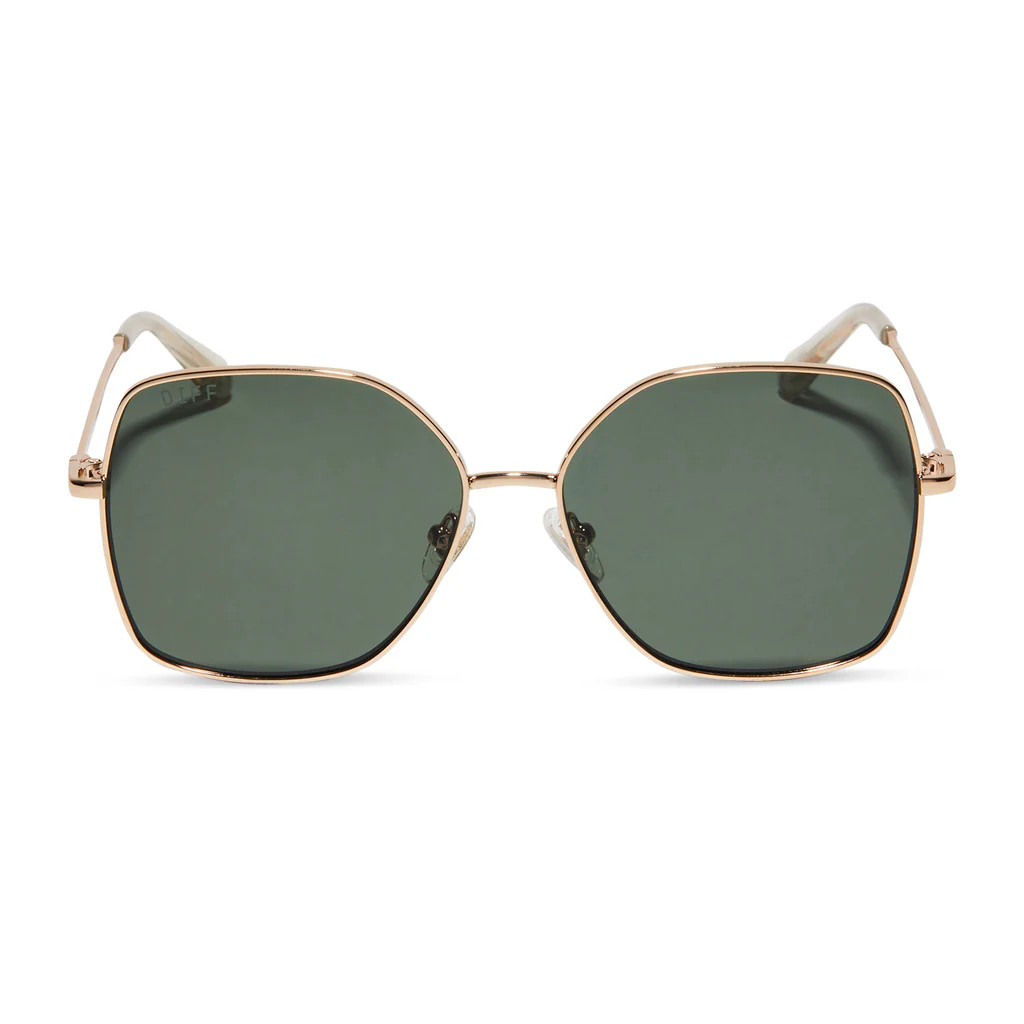 BEATRICE - GOLD + G15 SUNGLASSES | DIFF Eyewear