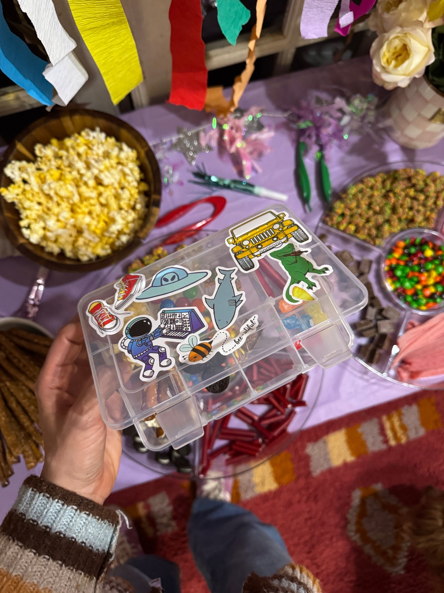 Snackle boxes !! Such a fun idea for bday sleepover! 