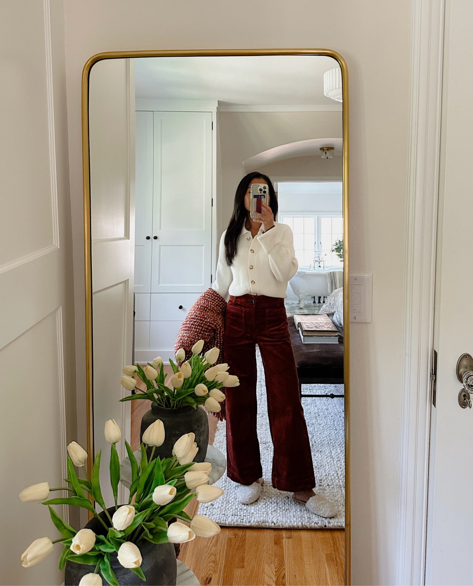 Fall weather finally arrived today and I brought out my fun fall pants! These are the Anthropologie Collete in Corduroy - wearing size 23 regular. Got them last year in Napa for my birthday and LOVE them! Anthropologie doesn’t carry this cinnamon color anymore but linking some similar “fun pants” | fall outfit, corduroy pants, fall fashion |

#LTKSeasonal #LTKStyleTip