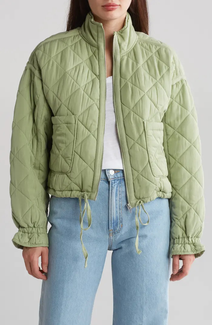 Cropped Quilted Jacket | Nordstrom Rack