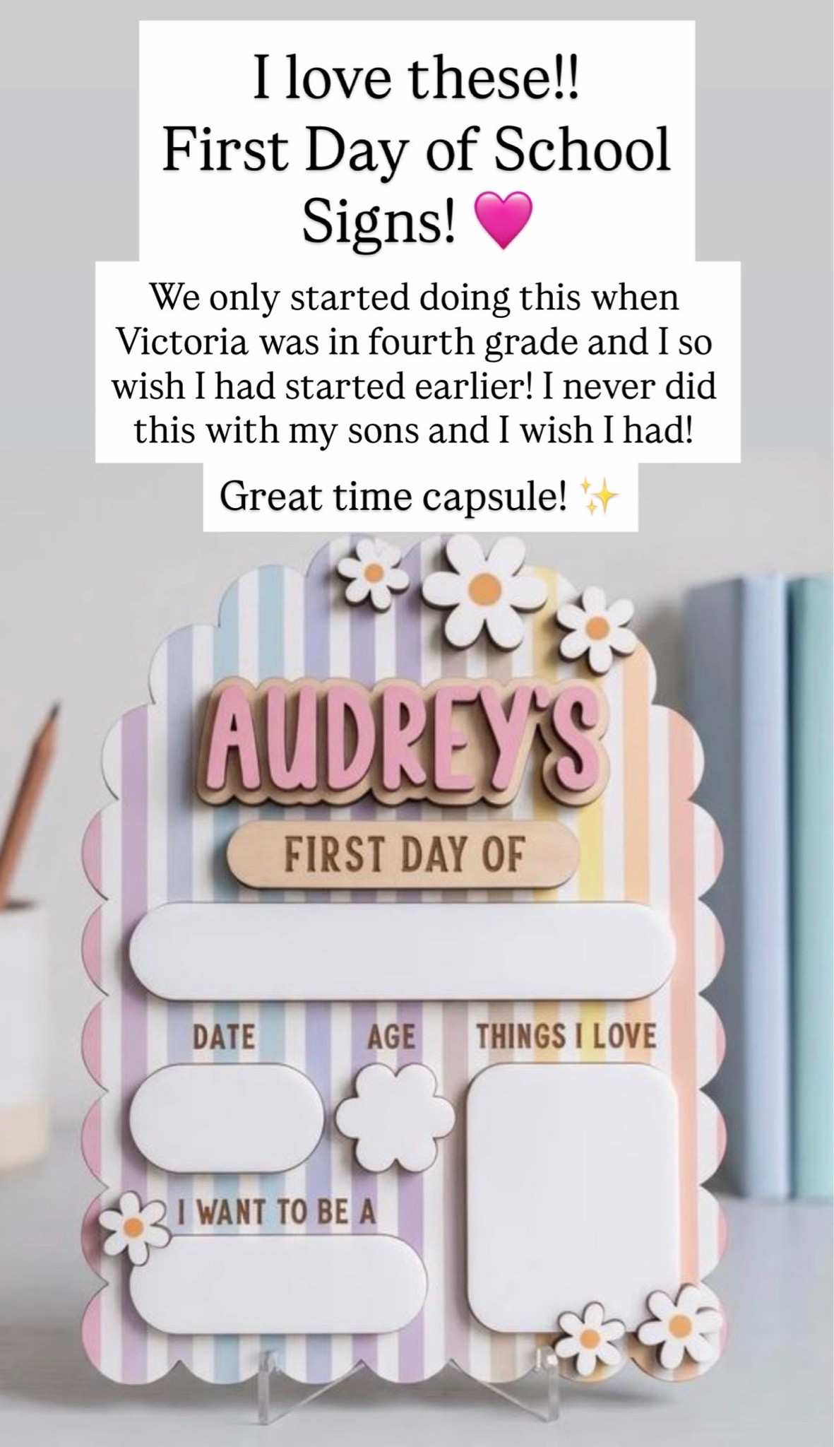 Stock up on these first day of school signs if you haven’t already! I just love these.

#LTKKids