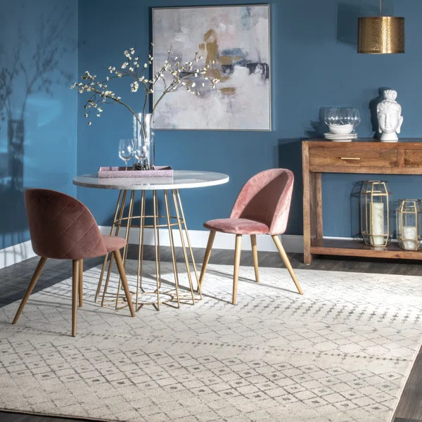 Lucienne Geometric Gray Rug | Wayfair North America