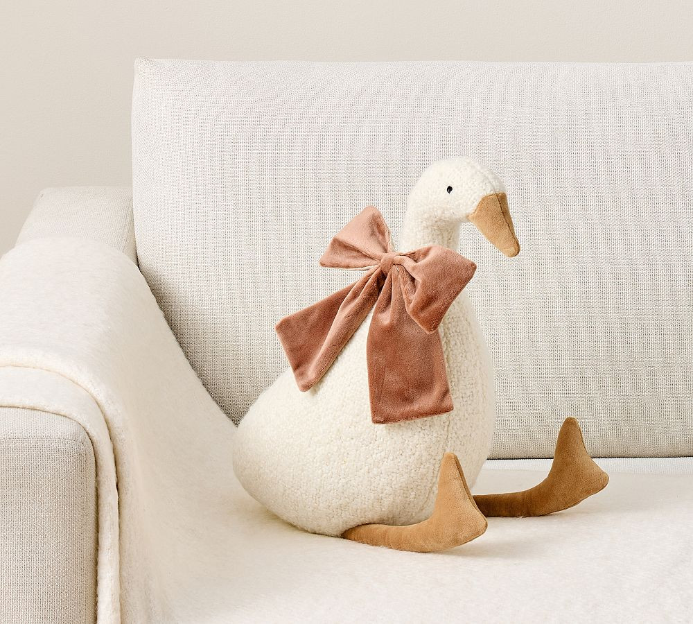 Georgia Goose Shaped Pillow | Pottery Barn (US)
