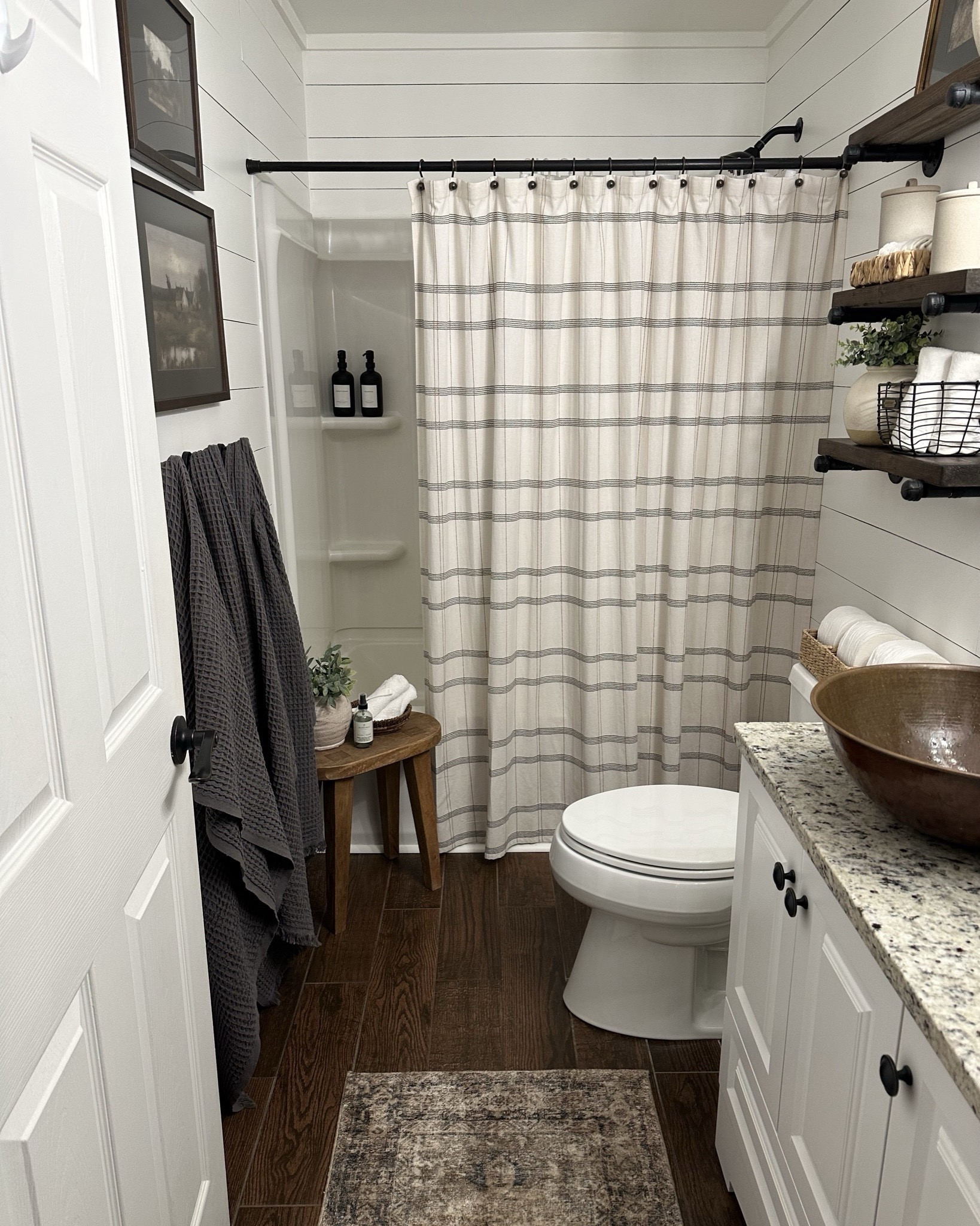 Bathroom Refresh. Follow @farmtotablecreations on Instagram for more inspiration.

I added these beautiful waffle towels to our guest bathroom and love how the charcoal gray color pulls out the gray in my shower curtain. My Loloi bathroom rug shown in Sunset Ink color option is currently on sale. It ties this entire bathroom space together. ‼️Use my code FARMTOTABLECREATIONS for 15% off waffle towels. ‼️

Bathroom Finds | Bedroom Finds | Bedroom Furniture | nightstands | Home Decor| Fireplace Decor | Spring Refresh |  Bedroom Finds | Neutral Stems | Spring Stems | Bookshelf Decor | Bedroom Space | Cozy Corner | Bathroom | Curated Entryway | Spring  Decor | End of Year Clearance | Trending Decor | Viral Decor | Amazon Holiday | Bedroom corner | Coffee Table Decor | Neutral Decor | Fall Stem Sale | Target Finds | Skinny Bench | Bedroom | Living Room | Breakfast Nook | Amazon Home | Target Sale | Loloi Rugs | Magnolia Home | console table | console table styling | faux stems | entryway space | front porch decor | neutral decor | entryway decor | cozy home | affordable decor |  home decor | home inspiration | console styling | entryway rug | cozy moody home | moody home decor | neutral home | bathroom decor | living room | spring decor | Hearth & Hand | Studio McGee | 2025 Home Trends | trending home 

#LTKSaleAlert #LTKHome #LTKFindsUnder50