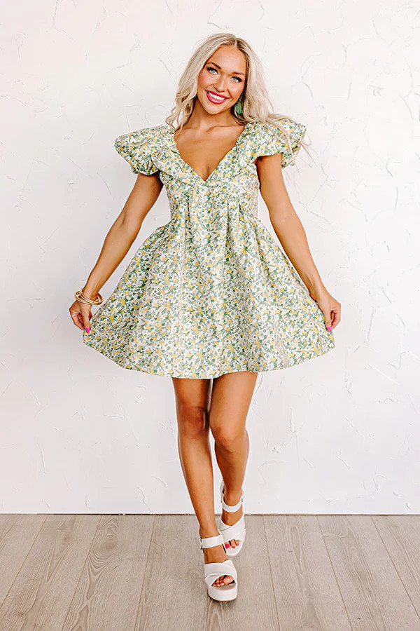 Bloom With A View Mini Dress | Impressions Online Boutique