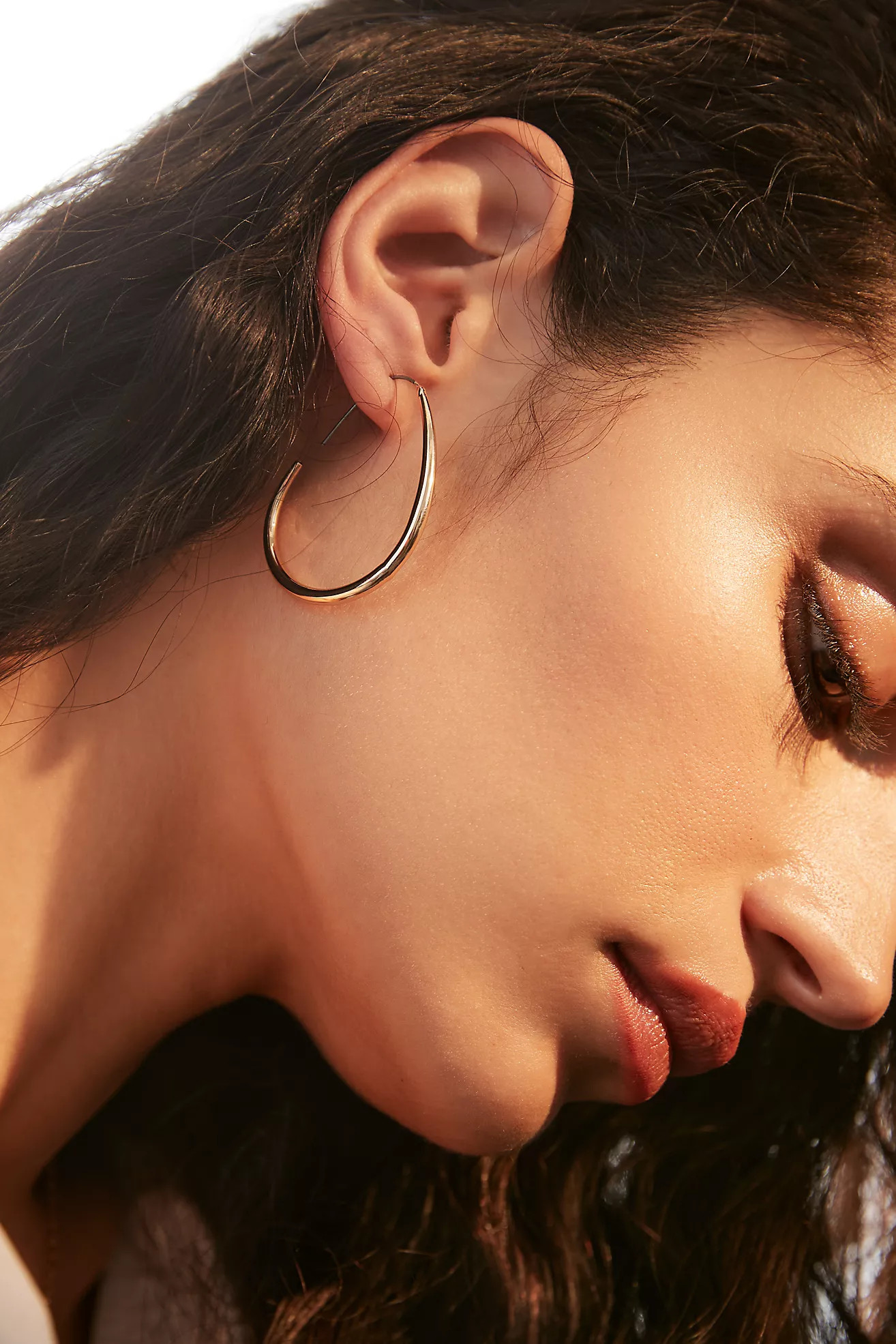 Molten Gold Hoop Earrings | Anthropologie (US)