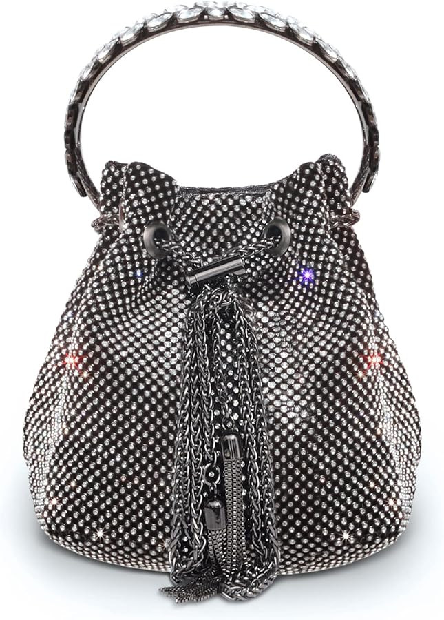 AOYUNHUI Hand Bags Purses for Women Rhinestone Bag Clutch Purses Party Wedding | Amazon (US)