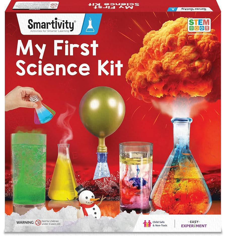 Smartivity My First Science Experiment Kit for Kids Ages 6,7,8,9,10,11,12 Years | 50+ Experiments... | Amazon (US)