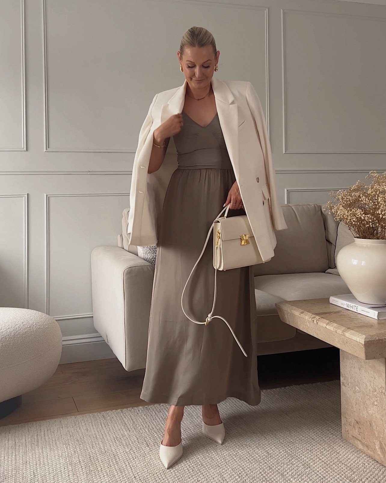 Summer Occasion Dress- great for a christening or naming ceremony or date night! 

Wearing a size 6

Satin dress, , occasionwear, occasionwear dress, wedding guest outfit, wedding guest dress, summer outfit, & Other stories, date night outfit 

#LTKuk #LTKsummer #LTKstyletip