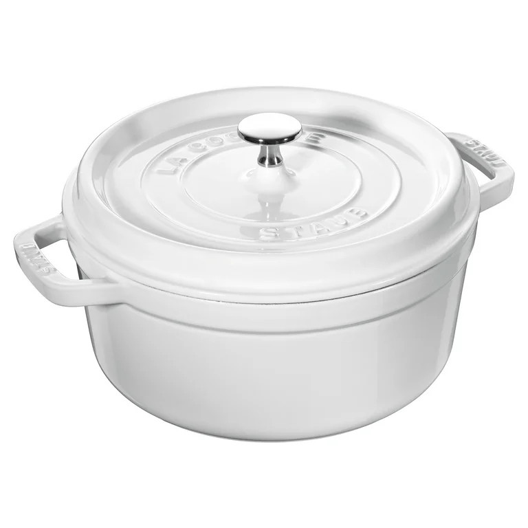 Staub Cast Iron 4-qt Round Cocotte - Walmart.com | Walmart (US)