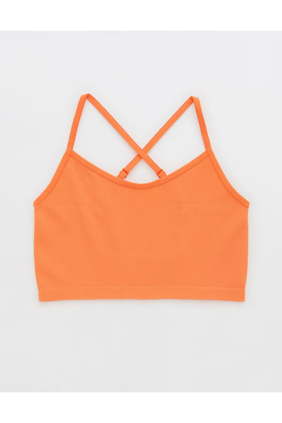 OFFLINE By Aerie Seamless Strappy Back Longline Sports Bra | American Eagle Outfitters (US & CA)