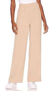MORE TO COME Irena Wide Leg Pant in Tan from Revolve.com | Revolve Clothing (Global)