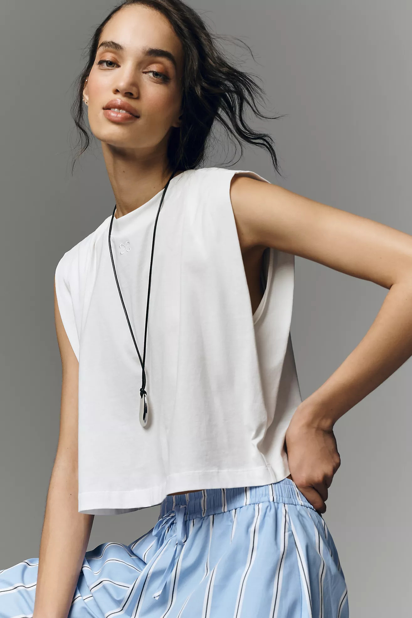 Maeve Classic Muscle Tee | Anthropologie (US)