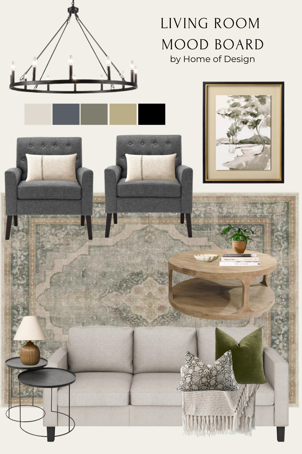 Neutral Living Room Design Ideas | Cozy Modern Living Room Furniture & Layered Textures 

 #LTKU #LTKOver40 #LTKHome