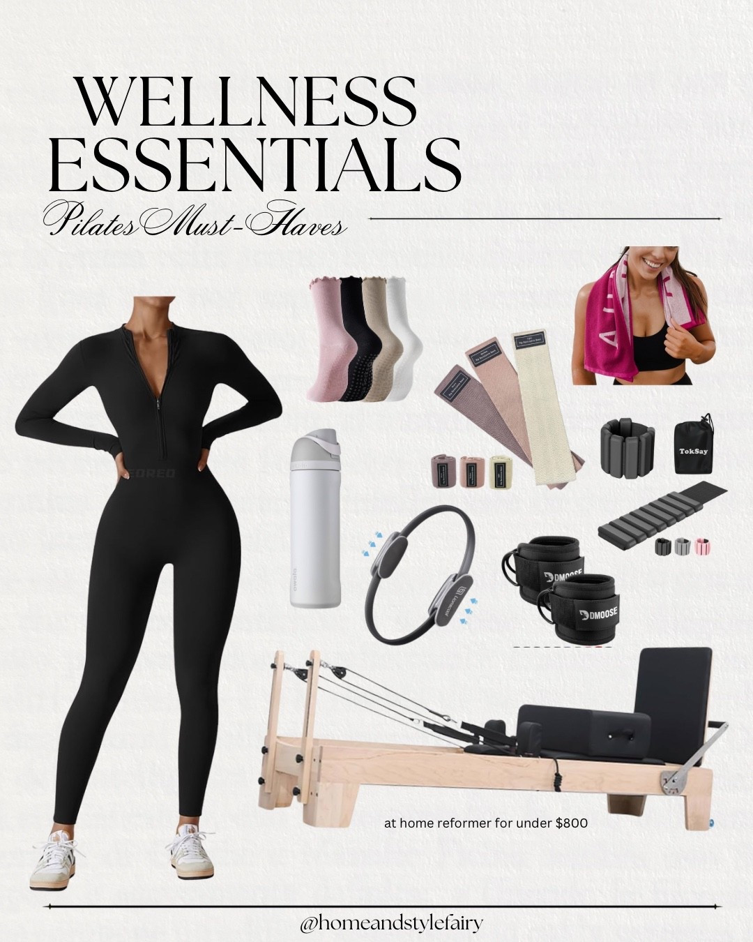 Wellness Essentials: Pilates Must-Haves

Women Workout Jumpsuit Zip Up Long Sleeve Romper, Leggings for Women with Tummy Control, Sports Bra for Women, FreeSip Insulated Stainless Steel Water Bottle with Straw for Sports and Travel, BPA-Free, Pilates Ring Set, Resistance Bands Sets, 3 Pairs Non Slip Pilates Socks with Grips for Women, at home reformer, Wearable Wrist & Ankle Weights 

#pilates #reformerpilates #pilateslovers #pilateslife #workout #LTKHome #LTKSaleAlert 

#LTKworkwear #LTKbeauty #LTKfitness