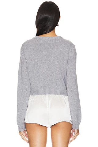 Dudley Cotton Knit Cardigan in Rain Cloud | Revolve Clothing (Global)