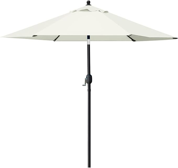 Sunnyglade 7.5' Patio Umbrella Outdoor Table Market Umbrella with Push Button Tilt/Crank, 6 Ribs ... | Amazon (US)