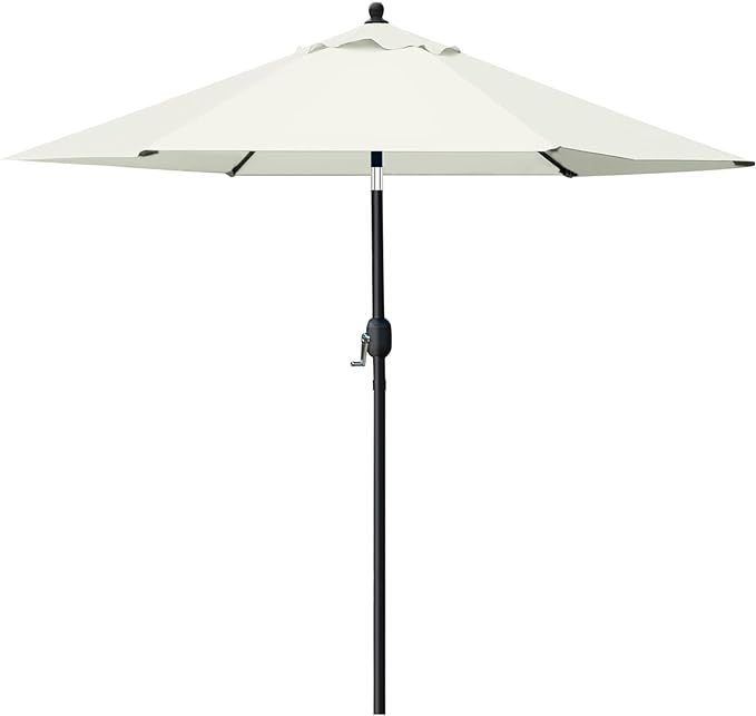 Sunnyglade 7.5' Patio Umbrella Outdoor Table Market Umbrella with Push Button Tilt/Crank, 6 Ribs ... | Amazon (US)